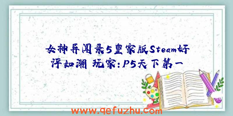 女神异闻录5皇家版Steam好评如潮